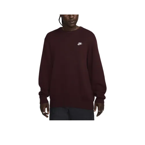 nike bone Club Men's Crew-Neck Sweater