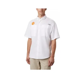 Columbia Collegiate PFG Tamiami™ Shirt Men's White