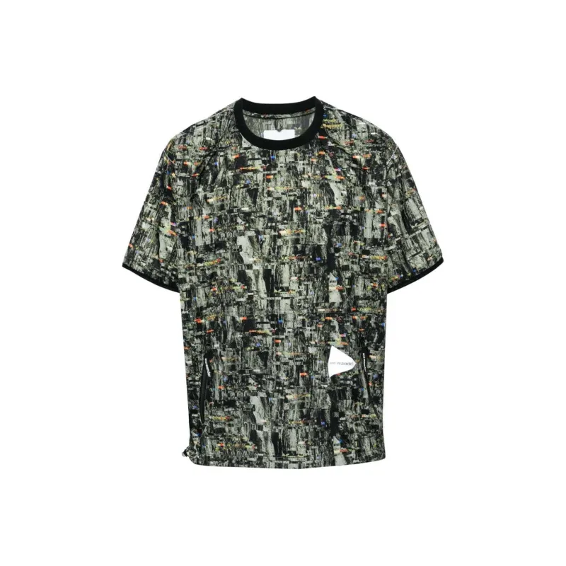 And Wander T Shirts Men Black-0