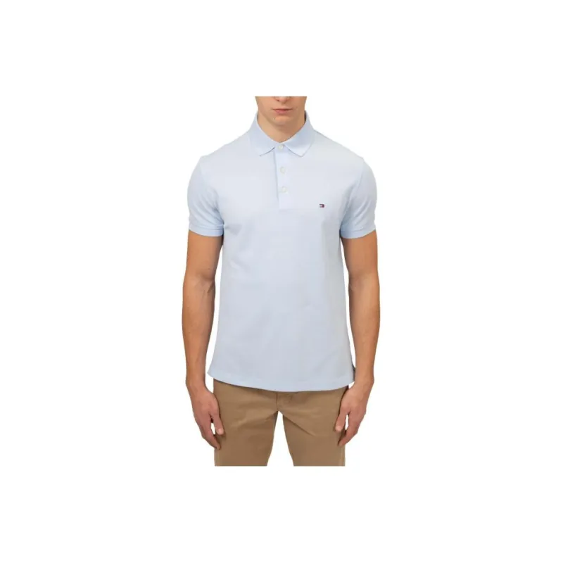 Tommy Hilfiger Polo Shirt Men's Sky Blue-0