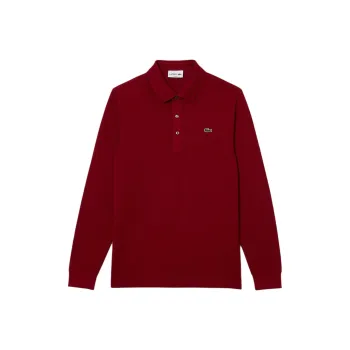 LACOSTE Polo Shirt Men's Burgundy