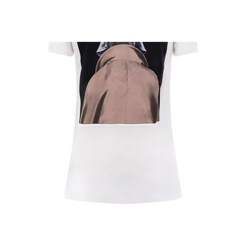 MaxMara Graphic Printed Crewneck T Shirt-4
