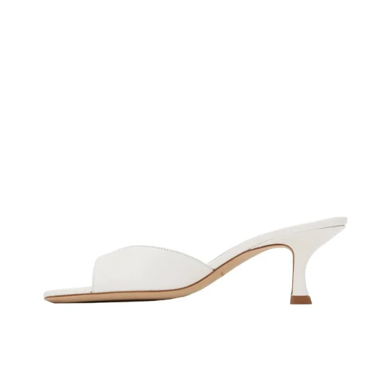 Staud Slide Slippers 5.5cm Women's White-0