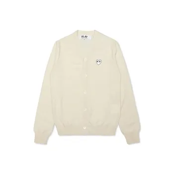 CDG Play Sweaters Men Natural