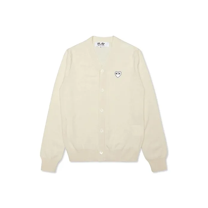 CDG Play Sweaters Men Natural-0