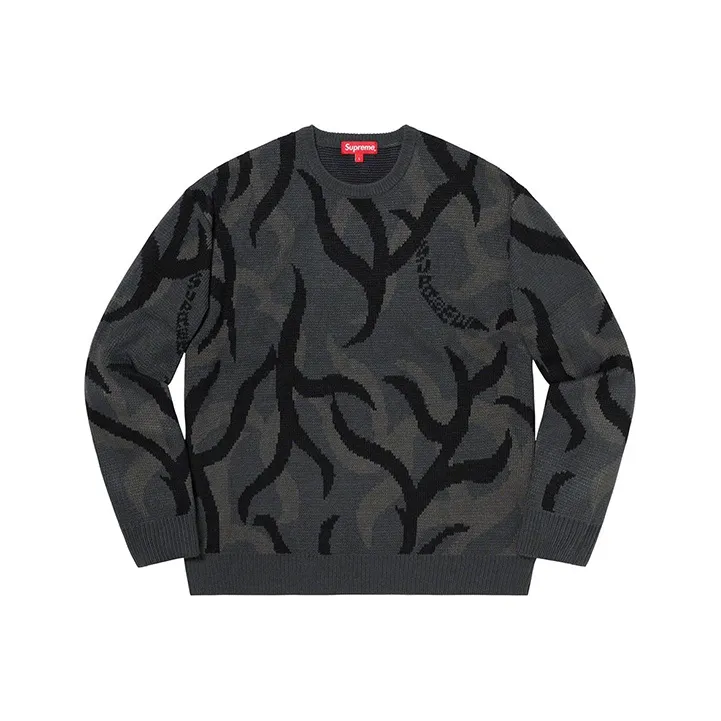Supreme Tribal Camo Sweater-0