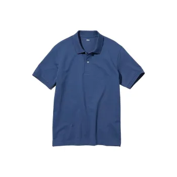 UNIQLO Polo Shirt Unisex Sea Blue
