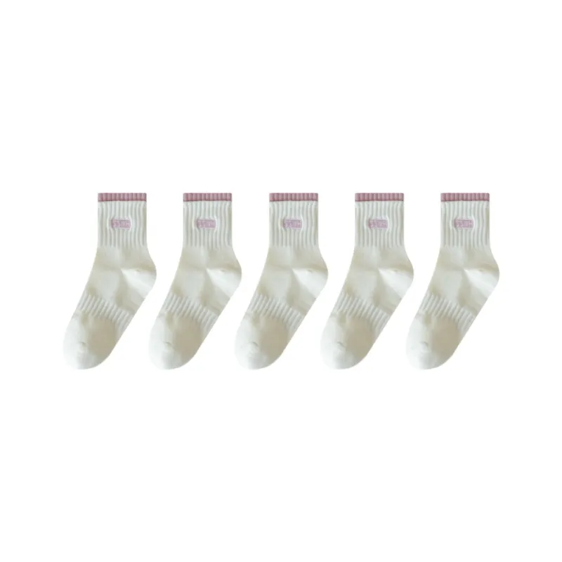 PLANDOO Mid Calf Socks Women's Combo Set-14