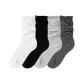 3 Pack (Dark Heather Gray+White+Black)