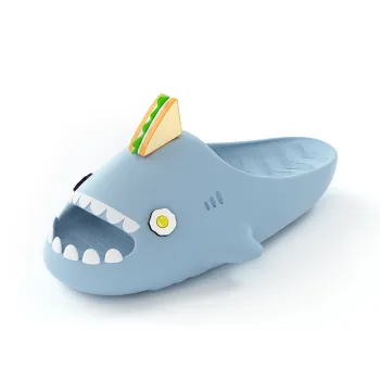 HelloSlippers Sharkicks Sandwich, Slide Slippers Unisex