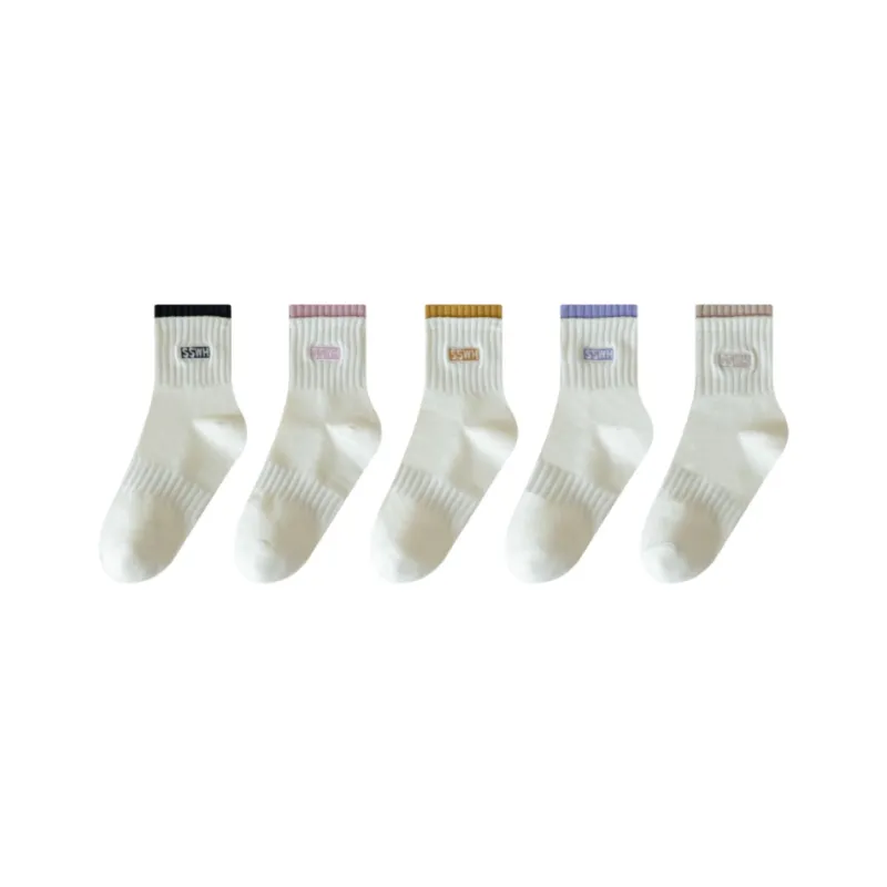 PLANDOO Mid Calf Socks Women's Combo Set-8