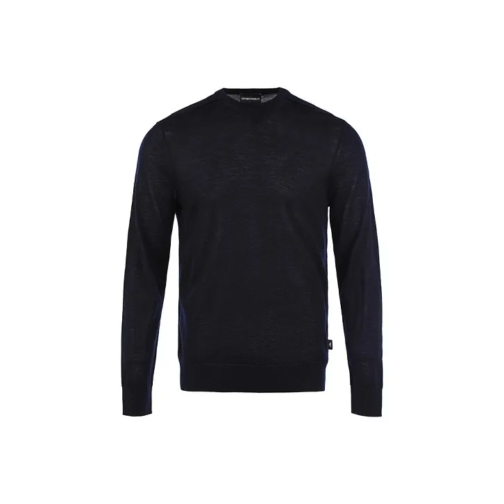 EMPORIO ARMANI Long Sleeved Crewneck Jumper-0