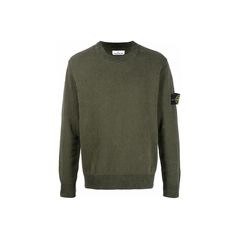 STONE ISLAND Sweaters Men Army Green-0