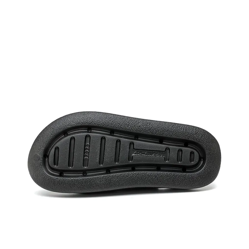 ΛOLUNKΛ Rubber Sole Slip Resistant Abrasion Resistant Slide Slippers Men's-9