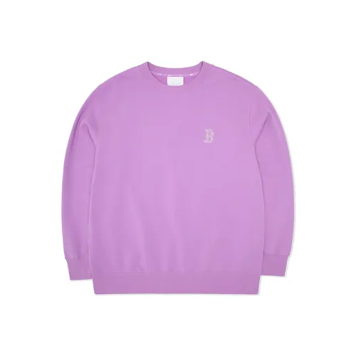 MLB Boston Red Sox Sweatshirt Unisex Light Leaf Lavender Purple