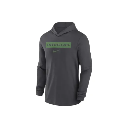 Nike Oregon Ducks Sideline Men's Nike Dri-FIT College Long-Sleeve Hooded Top