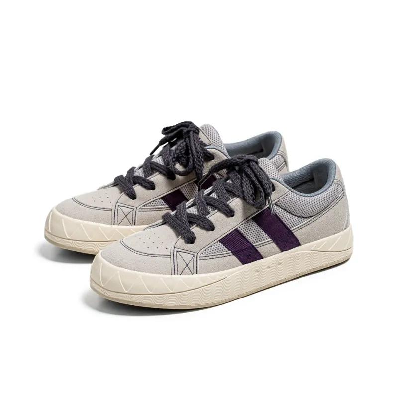 Yi Jiabao Slip Resistant Cushioning Abrasion Resistant Low Top Skateboard Shoes Men's-3