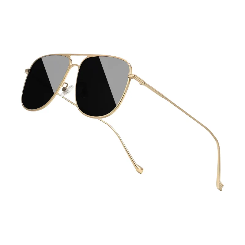 SUYAN Pure Titanium Aviator Sunglasses Men's-6