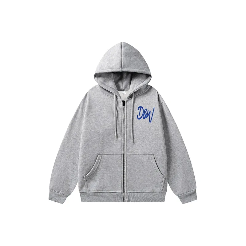 D&W Cardigan Sweatshirt Unisex Black-2