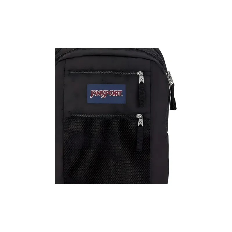 JanSport Polyester Backpack Medium Size Men's Black-3
