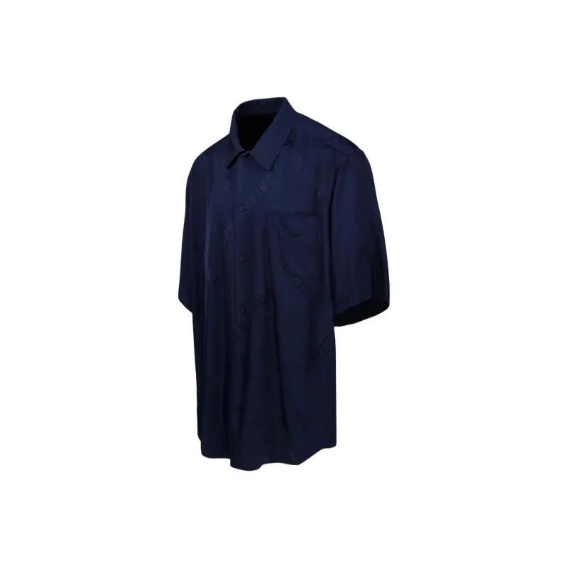 Balenciaga Short Sleeve Minimal Shirt-2