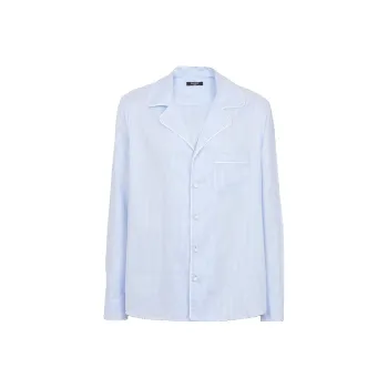 BALMAIN Logo embroidered Striped Shirt