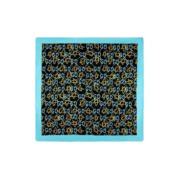 GUCCI Silk Scarves Unisex Multicolor