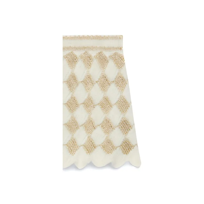 GUCCI FW23 Casual Short Skirts Women's Yellow White-3