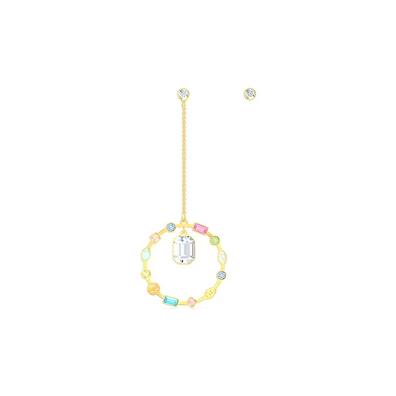 Swarovski Rainbow Swan Crystal Earrings Women's-2