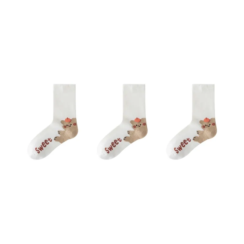 Cotton Gene Mid Calf Socks Women's Combo Set-11