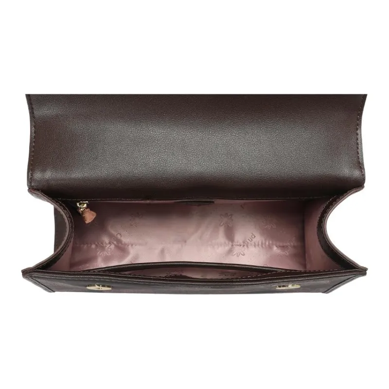 Ancient Yi Xi Handbags Dark Red Brown-5
