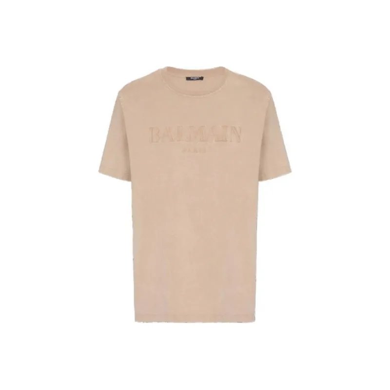 BALMAIN T-Shirt Men's Light Brown-0