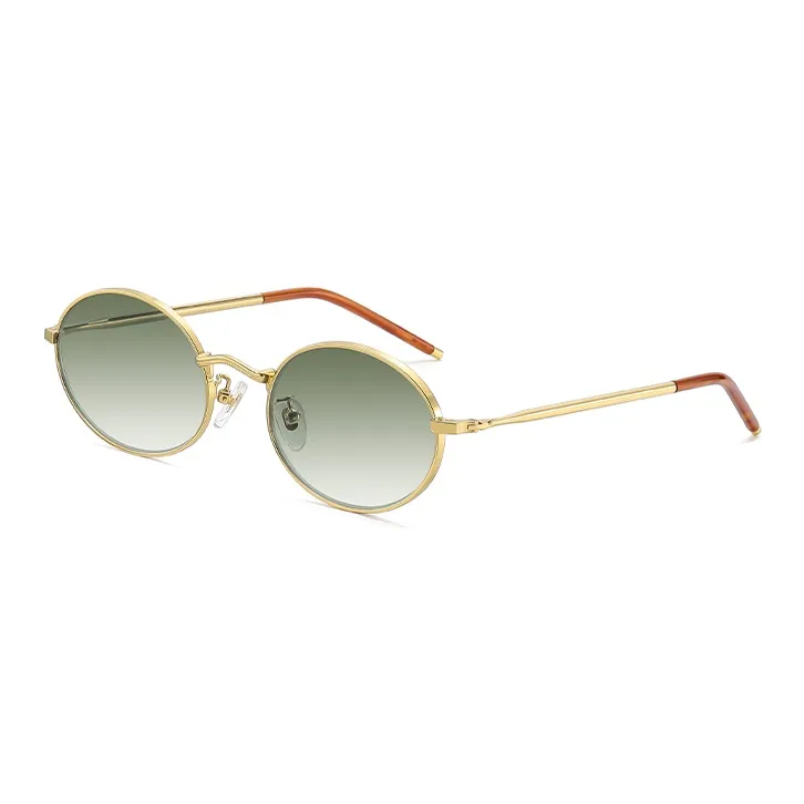 BERTHA Metal Round Sunglasses Unisex-3