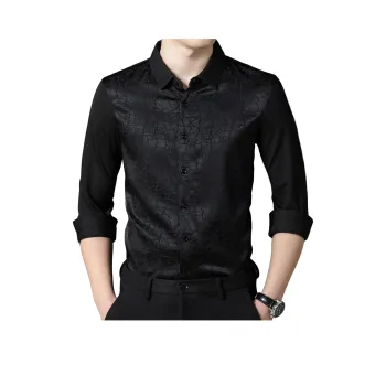 PIERRE CARDIN Shirt Men's Black