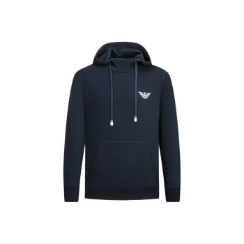 EMPORIO ARMANI Logo embroidered Hoodie