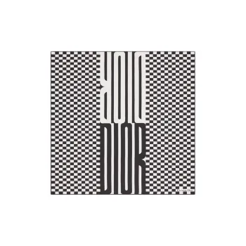 DIOR Silk Scarves Unisex Black White