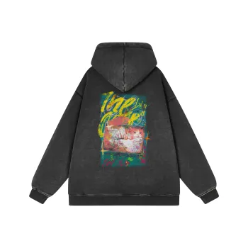 FAKE VINTAGE Sweatshirt Unisex Black