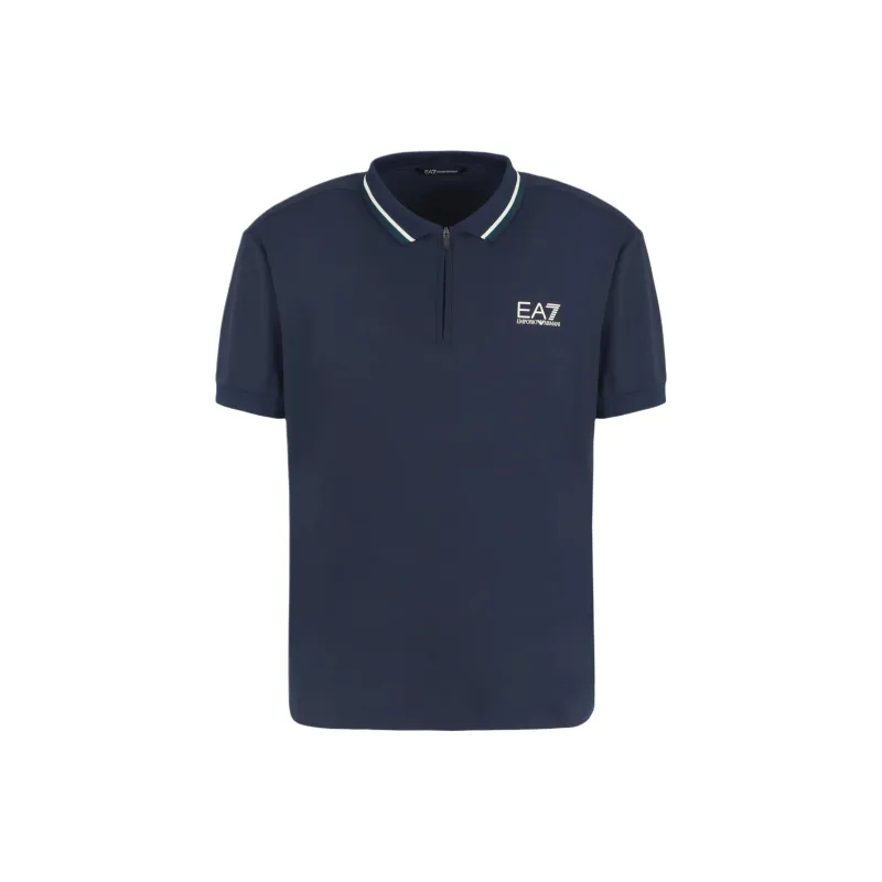 EMPORIO ARMANI X Ventus 7 Logo-print Polo Shirt-0