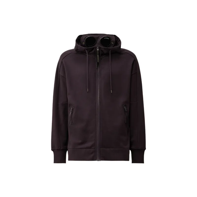 C.P.Company Goggles detail Zip up Hoodie-0