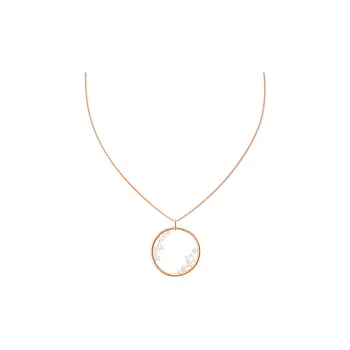 Swarovski North Necklaces Women's Rose Gold Plated
