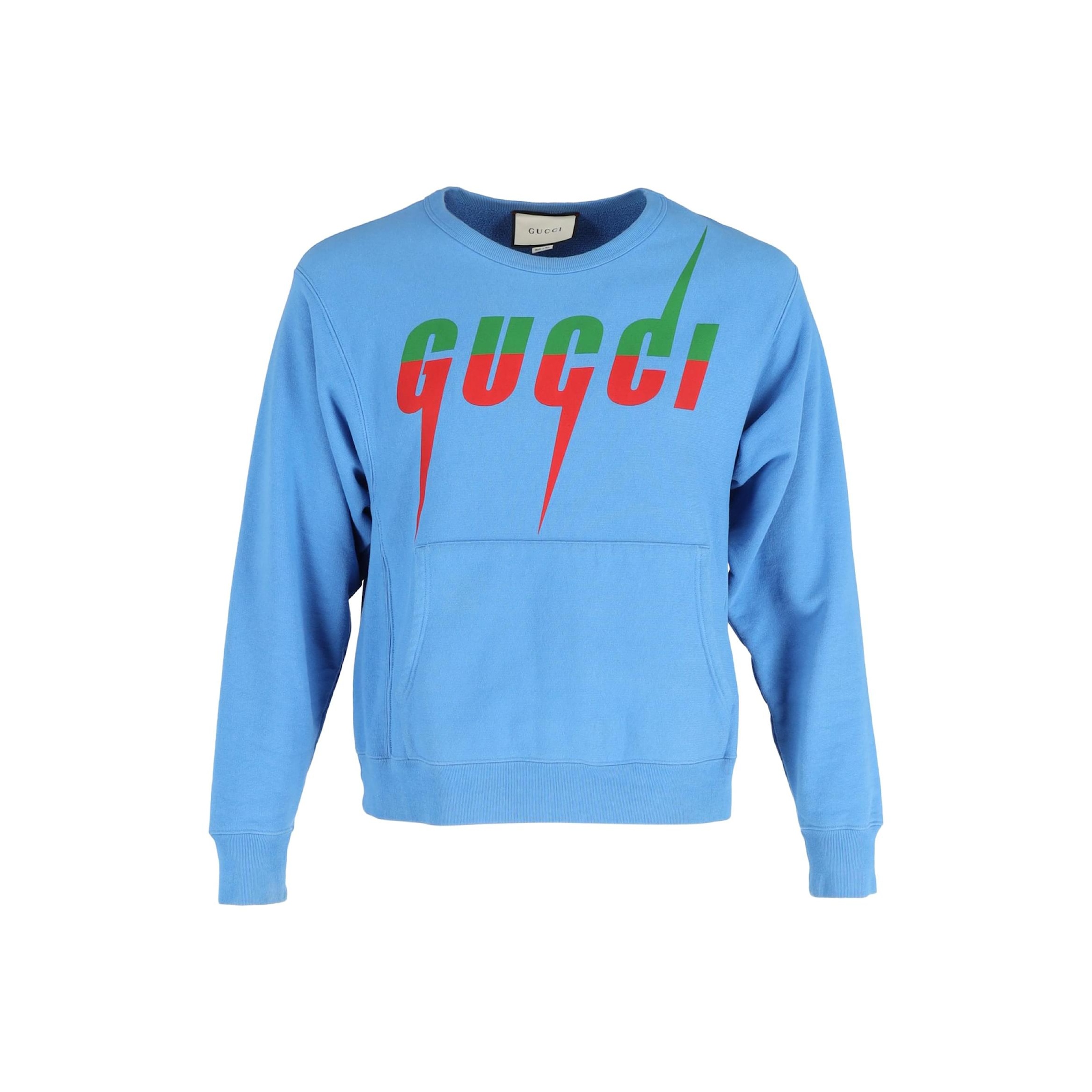 Gucci Blue Hoodies Sweatshirts on Sale & Authentic - POIZON