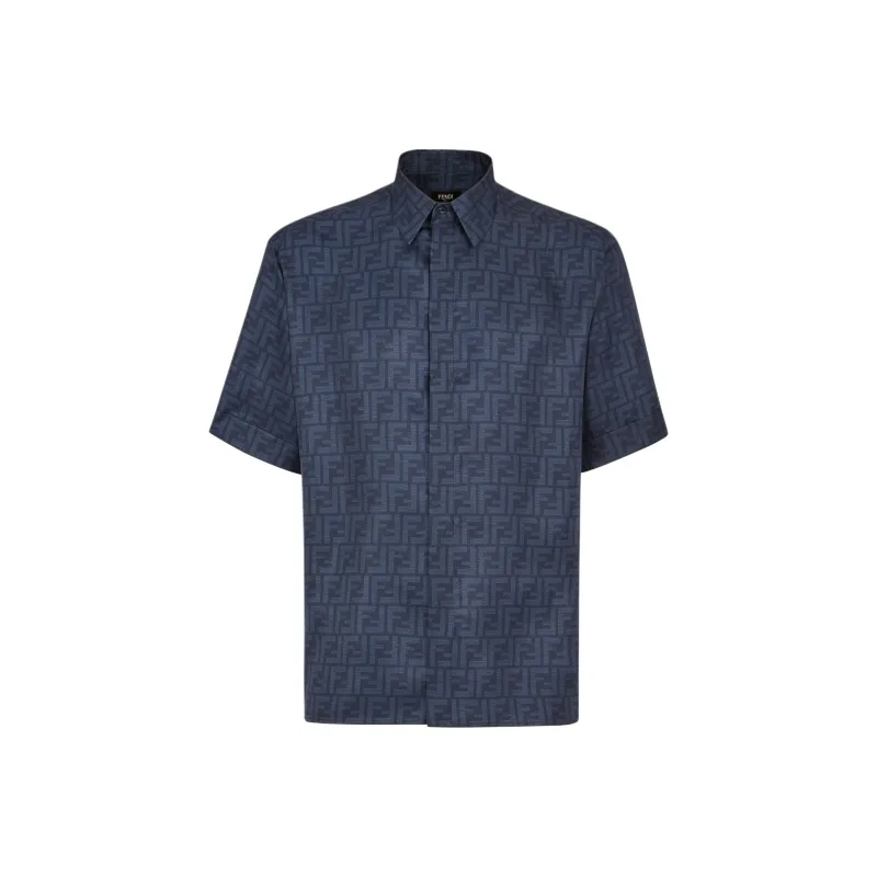 FENDI Allover Logo Printed Buttoned Shirt-0