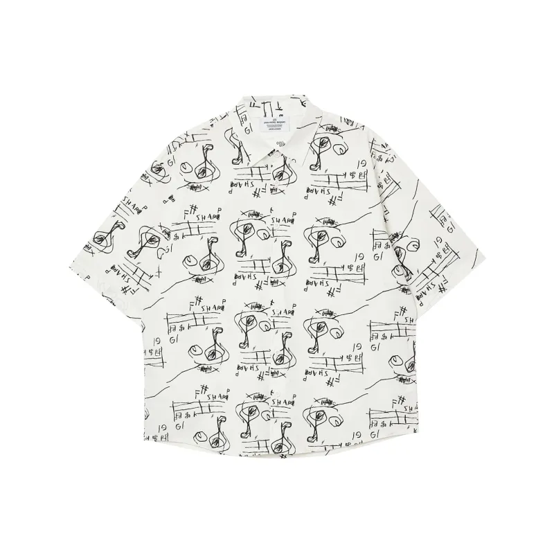 JACK JONES· x Jean Michel Basquiat Spring Summer Shirt Men's-0