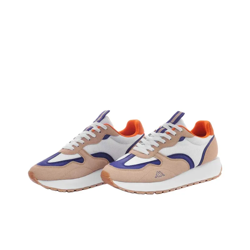 Kappa Anti Slip Wear Resistant Low Top Running Shoes Men's White Umber-3