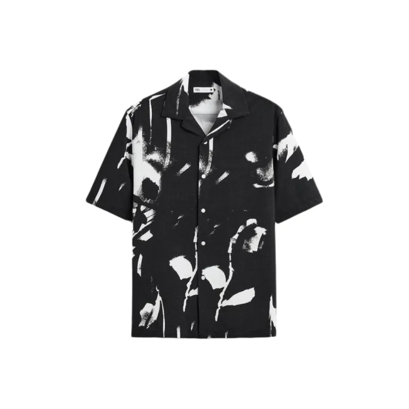 ZARA Shirts Men Black-0