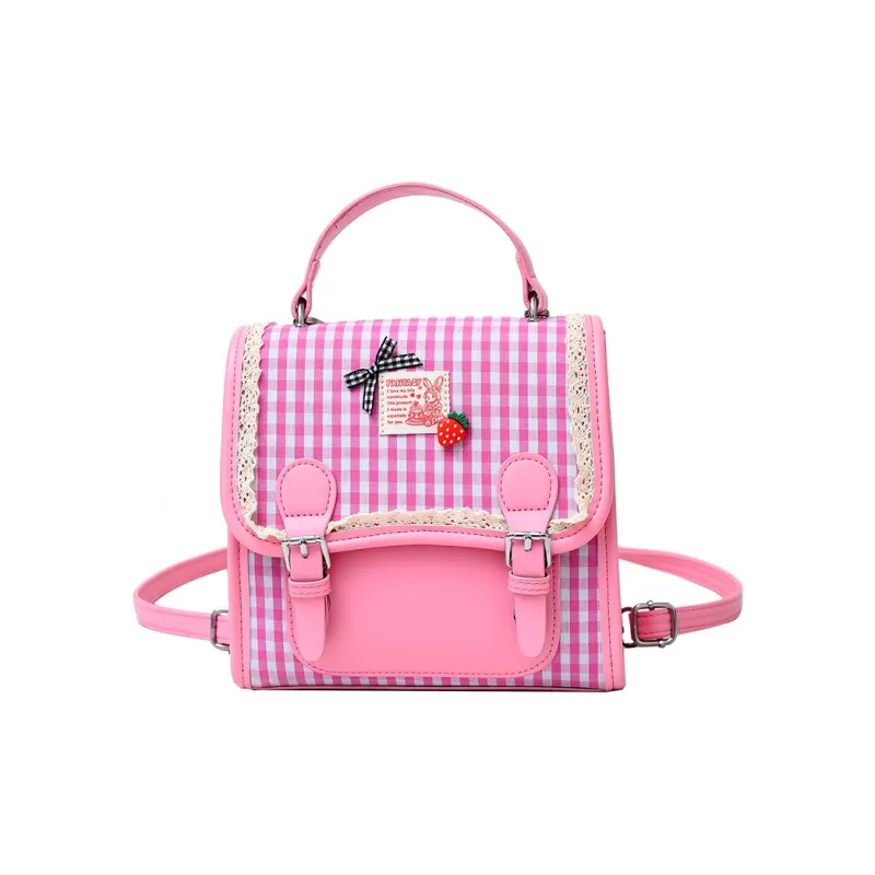 XIANGSU PU Backpack Women's Multicolor-6