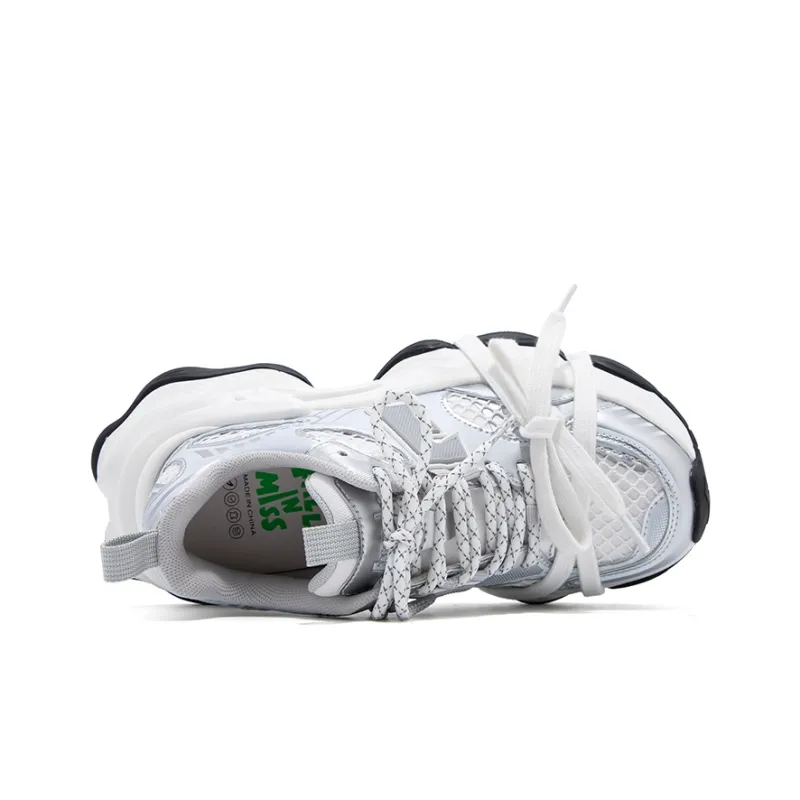 FALLINMISS Star Sea Shoe Series Lightweight Height Increasing Low Top Chunky Sneakers Women's-2