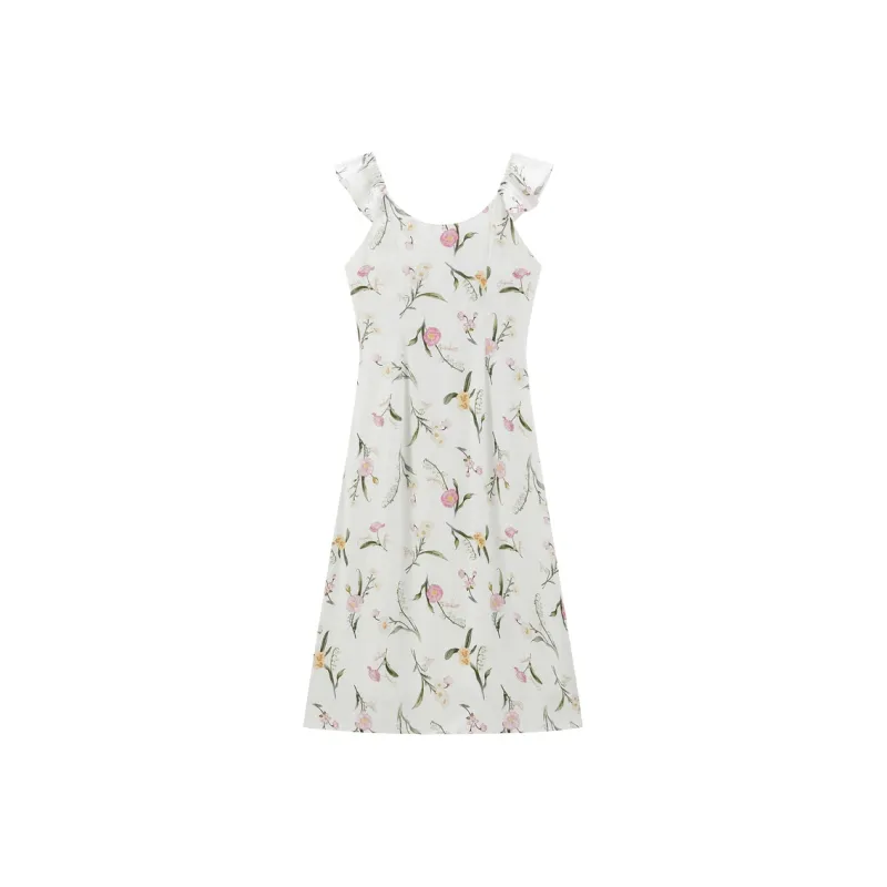PEACEBIRD Short Sleeved Dress Women's White-1
