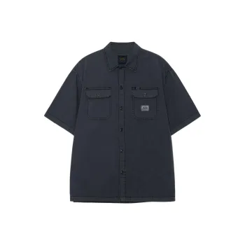 Lee Shirts Men Charcoal Gray