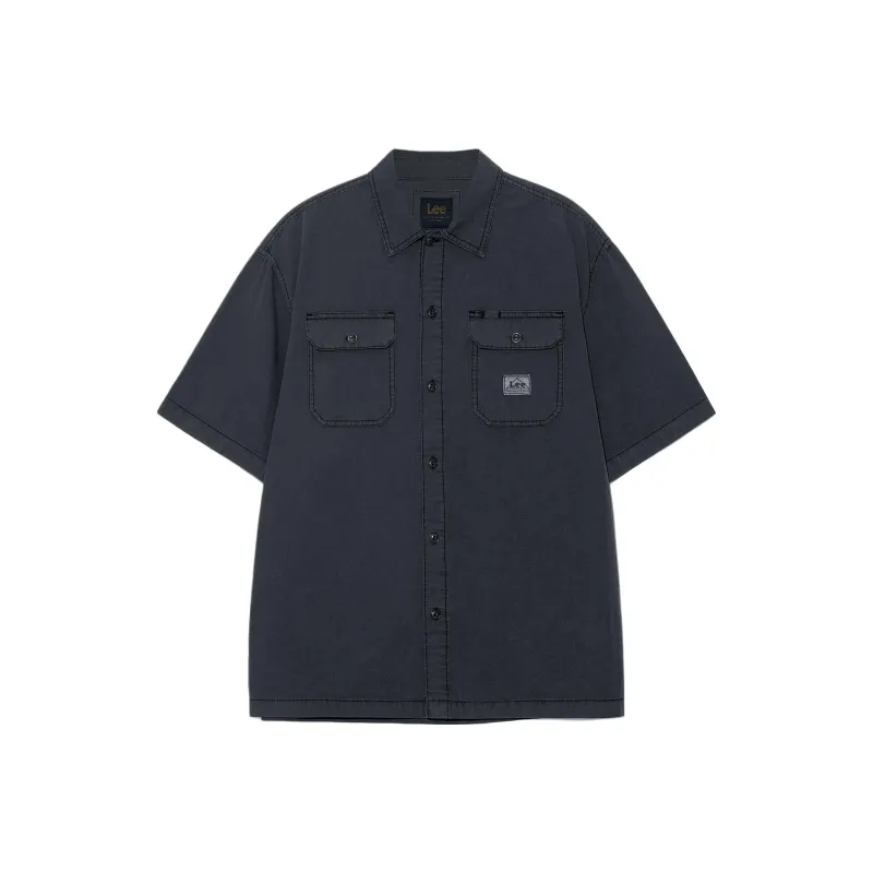 Lee Shirts Men Charcoal Gray-0
